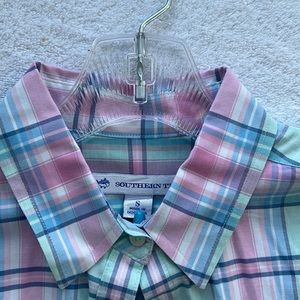 Southern Tide Plaid Shirt Size Small